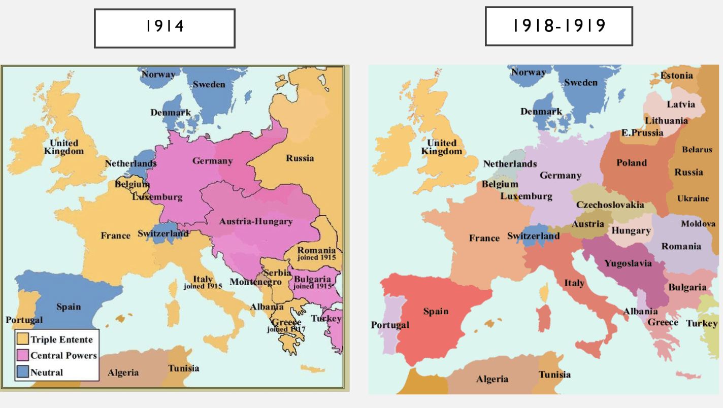 <p>Lost 13% of territory, no military, 132 billion gold marks, surrender of all colonies</p>