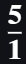 <p>if a fraction is a number over 1, like the example shown, what is it equal to?</p>