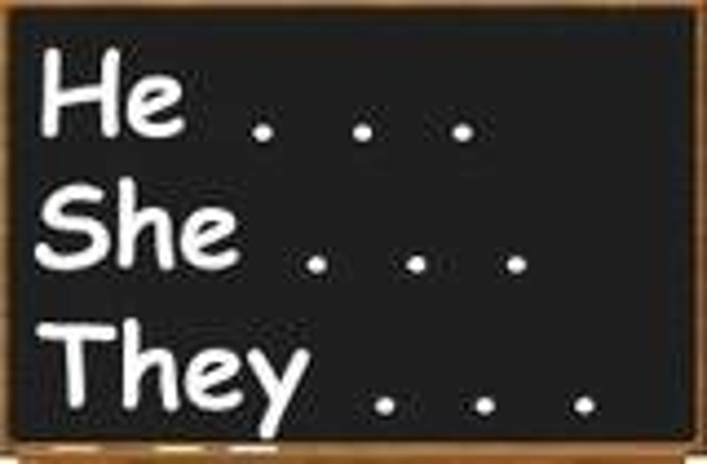 <p>relates the events with the third person pronouns, "he," "she," and "it."</p>