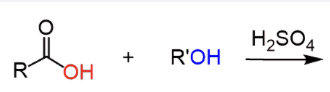 <p>carboxylic acid + ROH + H<sup>+ </sup>(Fischer esterification)</p>