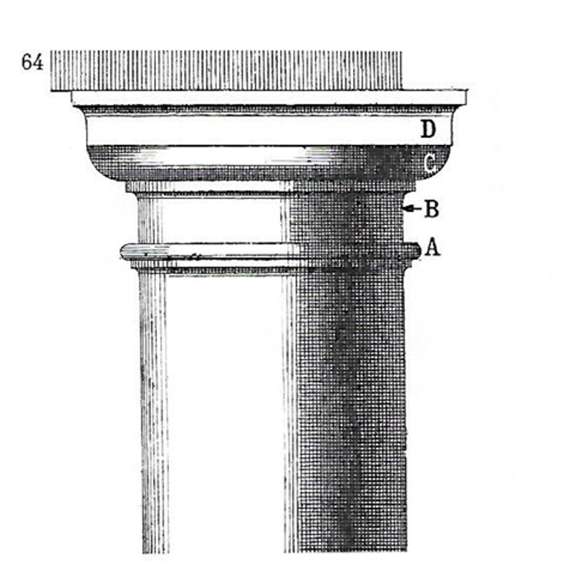 <p>Premier des cinq ordres d'architecture gréco-romaine, proche du dorique mais plus trapu et moins orné, et dont l'origine est attribuée aux Étrusques.</p>