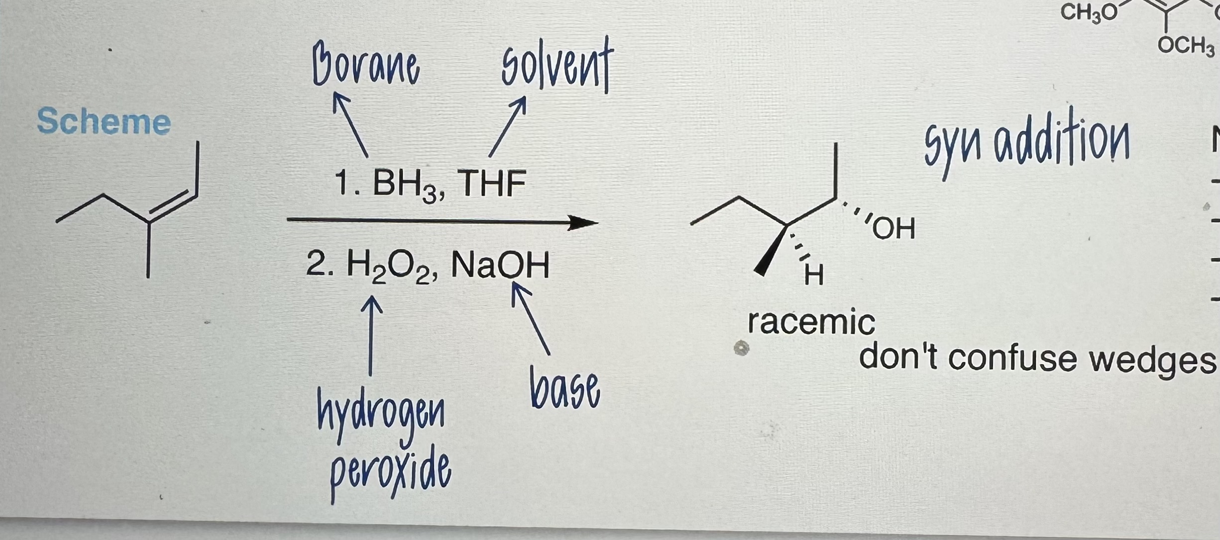 <p>Hydroboration/Oxidation</p>