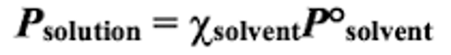 <p>adding a solute lowers vapor pressure ,compared to the vapor pressure of the pure solvent (remember to use fancy x solvent)</p>