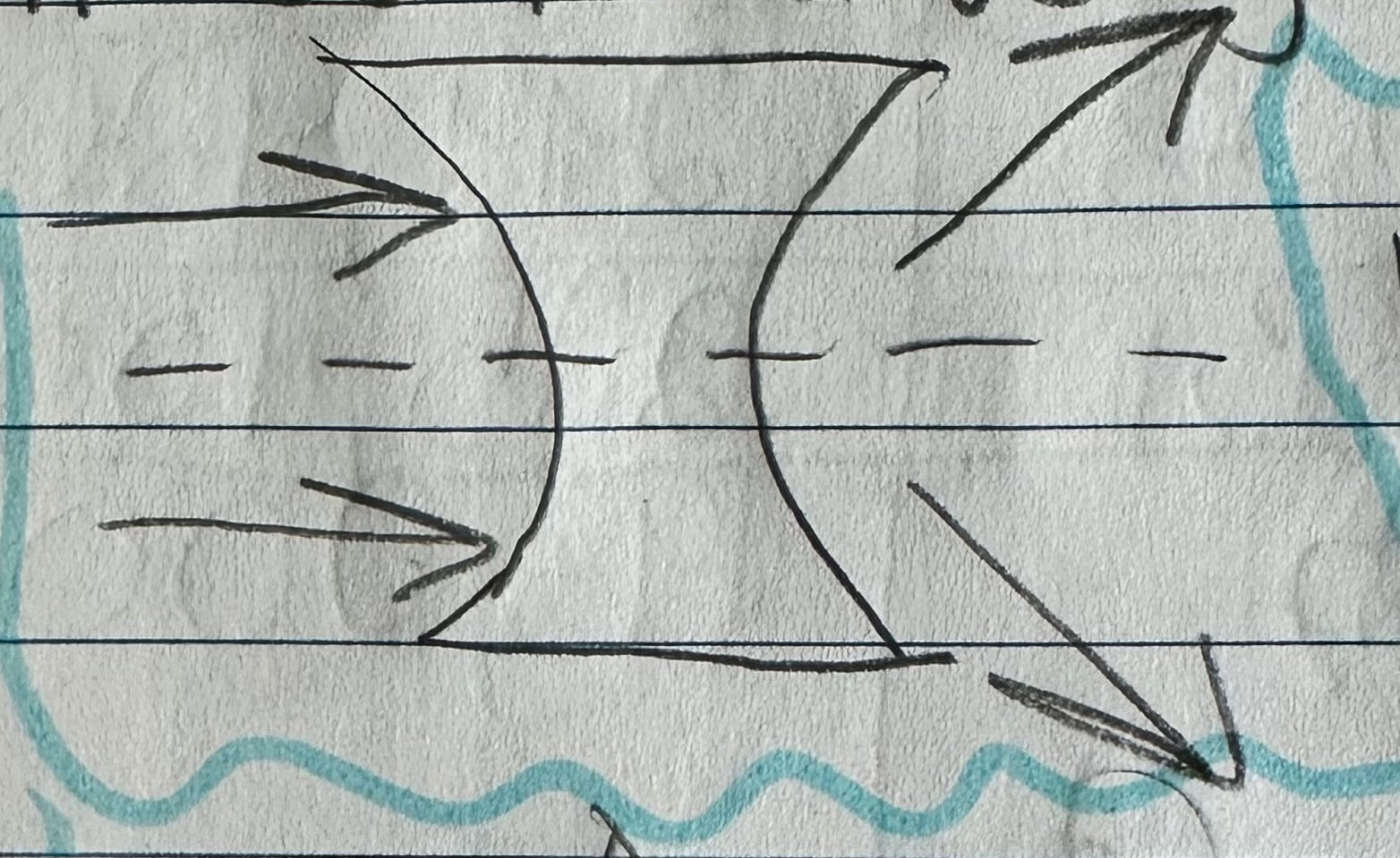 <p>A lens that is curved inward where light will diverge after passing through.</p>