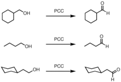 oxidation reaction that turns 1° alcohols into aldehydes and 2° into ketones