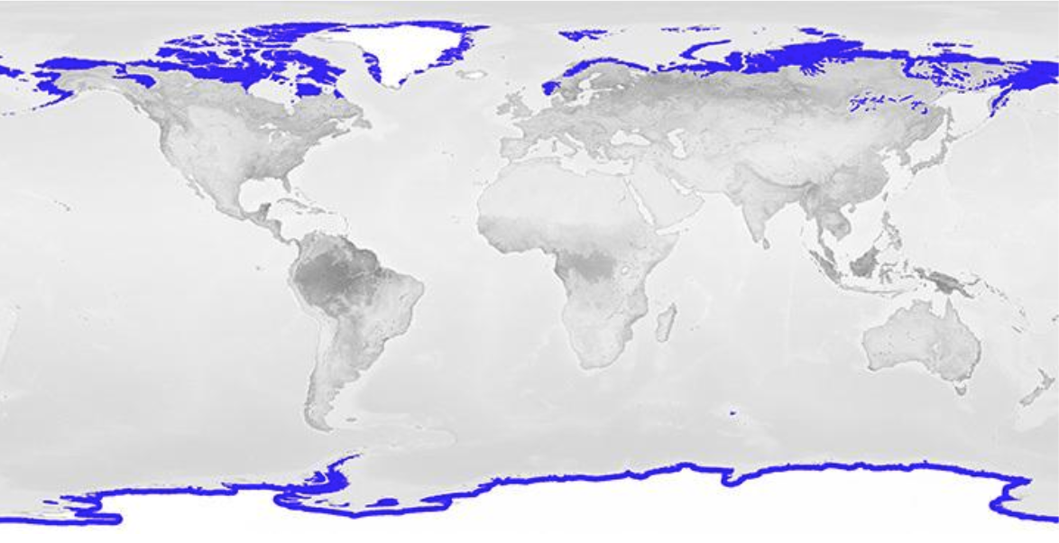 <ul><li><p><span><strong>Major Location: </strong>High latitudes surrounding the poles: Arctic and Antarctic</span></p></li><li><p><span><strong>Rainfall: </strong>Very low</span></p></li><li><p><span><strong>Climate: </strong>Very cold—snow and ice in winter. Summer looks barren, but its vegetation is <br>important </span></p></li><li><p><span><strong>Features: </strong>Little daylight in winter. Lots of daylight in summer which leads to  abundance productivity. Important for migratory animals in summer. Has permafrost soil that is melting with climate change</span></p></li></ul><p></p>