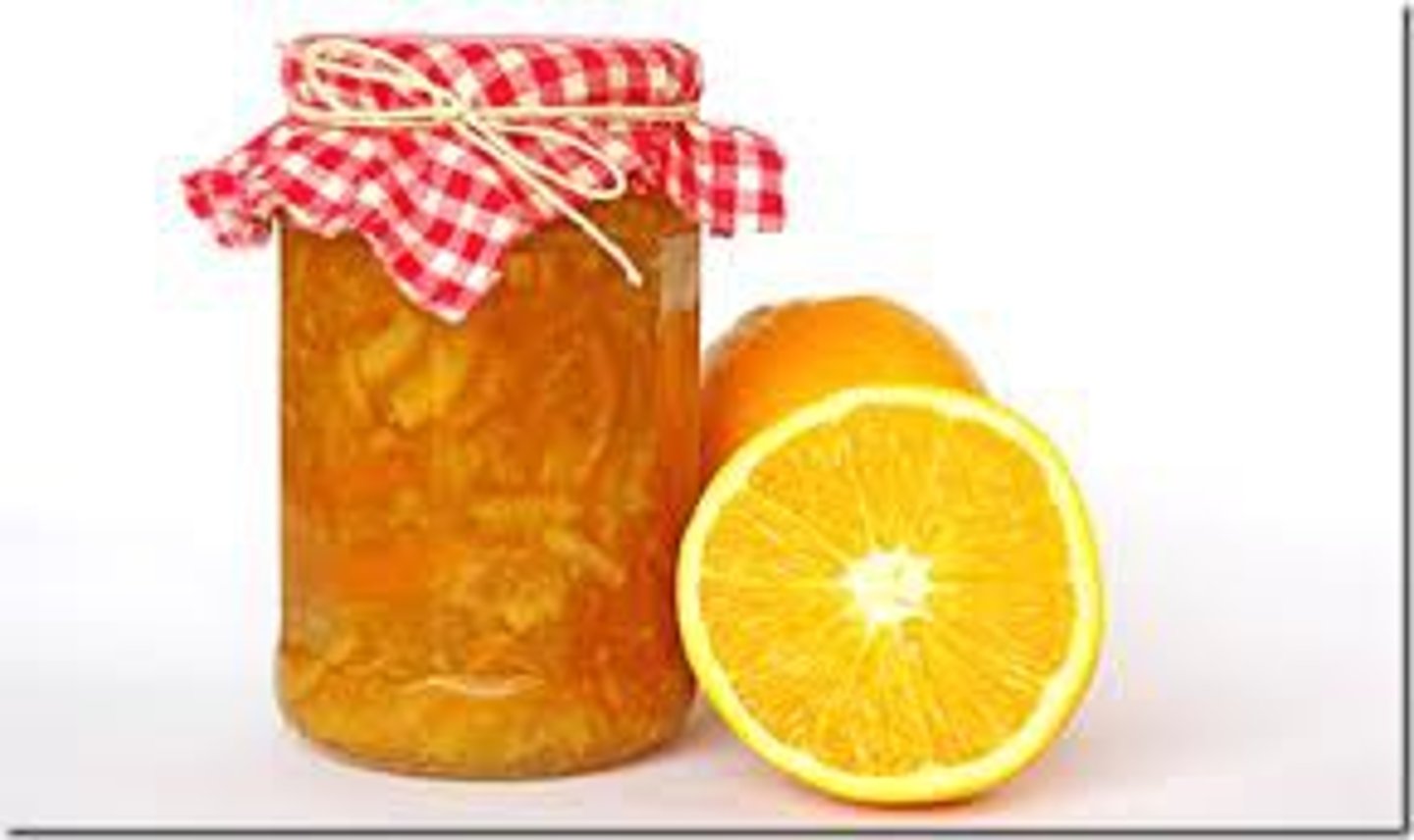 <p>n /ˈmɑːr.mə.leɪd/ mứt cam</p>