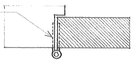 <p>A butt hinge mortise into the a abutting surfaces of the door and door jamb</p>