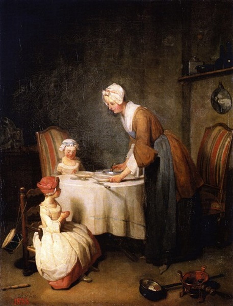 <p>CHARDIN, Saying Grace,</p><p>1740</p>
