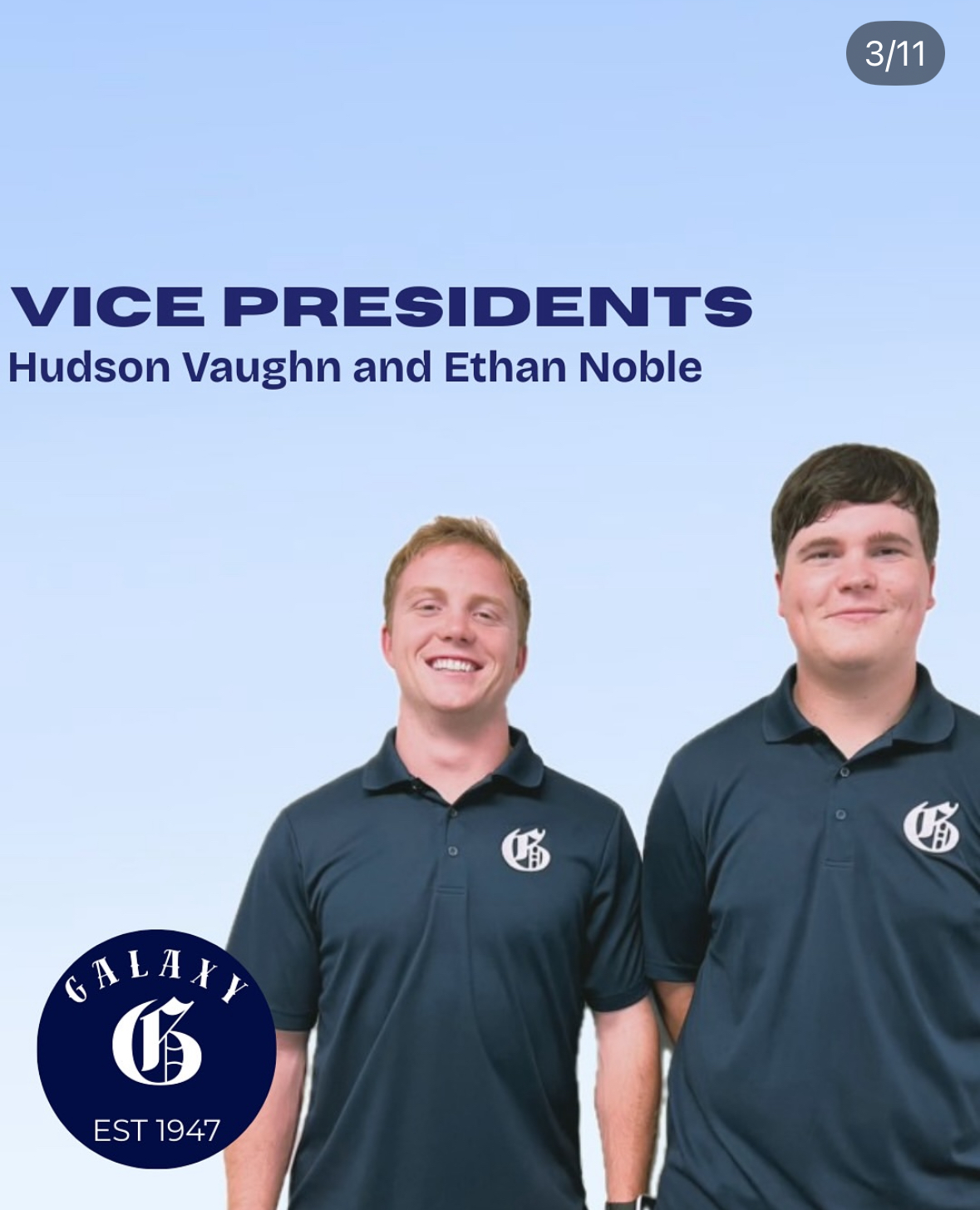 <p>Hudson Vaughn and Ethan Noble</p>