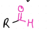 <p>contains carbonyl group C=O</p>