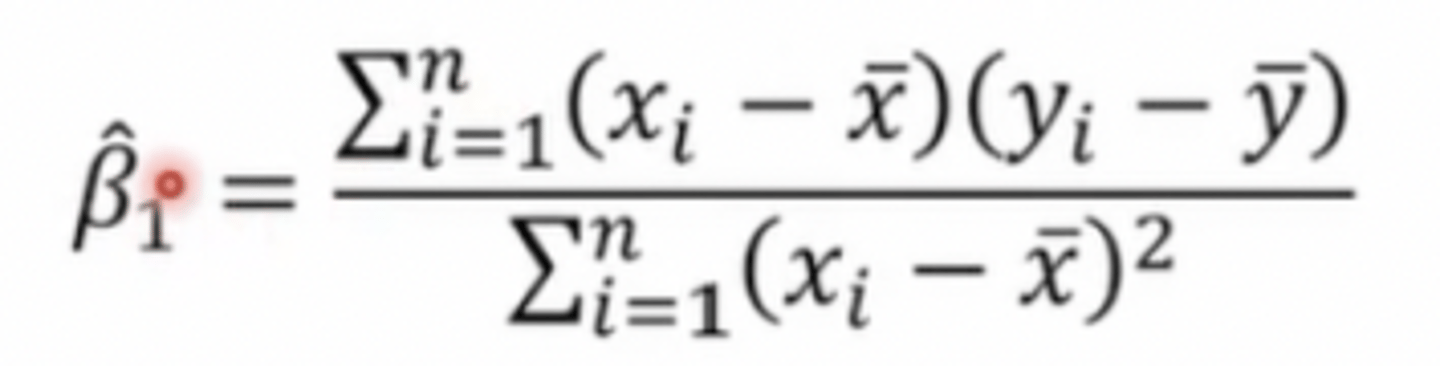 <p>Correlation coefficient multiplied by the ratio of the SD in x and SD in y</p><p>Regression allows prediction of the value of one based on other</p><p>Value of regression coefficient says nothing about statistical relation</p>