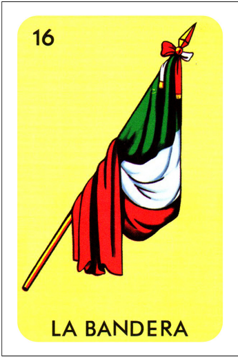 <p><em>Verde blanco y colorado, la bandera del soldado.</em></p>