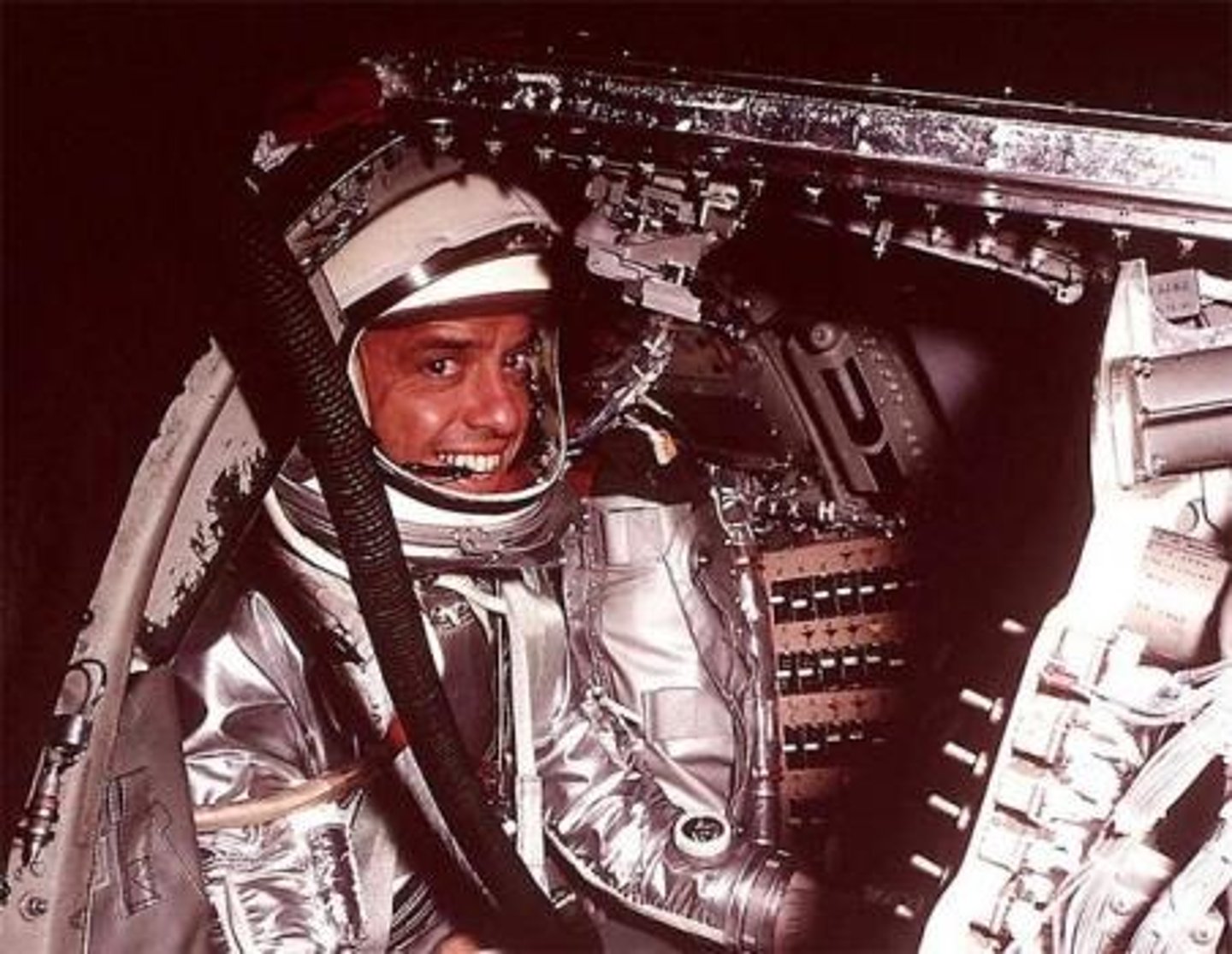 <p>first American in space</p>