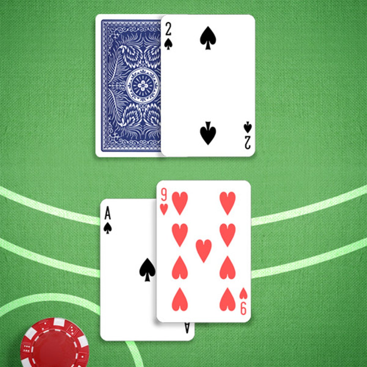 <p>You: 20</p><p>Dealer's Upcard: 2</p>