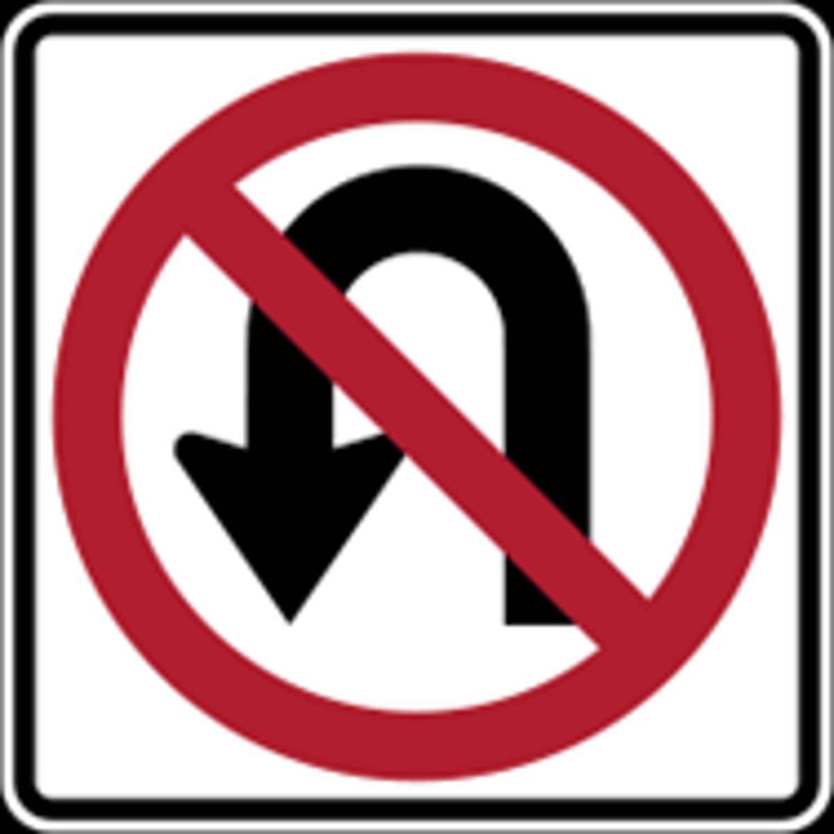 <p>Never make a U-turn: Where a NO U-TURN sign is posted, RAILROADS, by crossing TWO SETS DOUBLE YELLOW LINES, on a ONE-WAY street, if you cannot see clearly for 200 FEET in each direction, FIRE STATIONS &amp; BUISNESS DISTRICTS.</p>