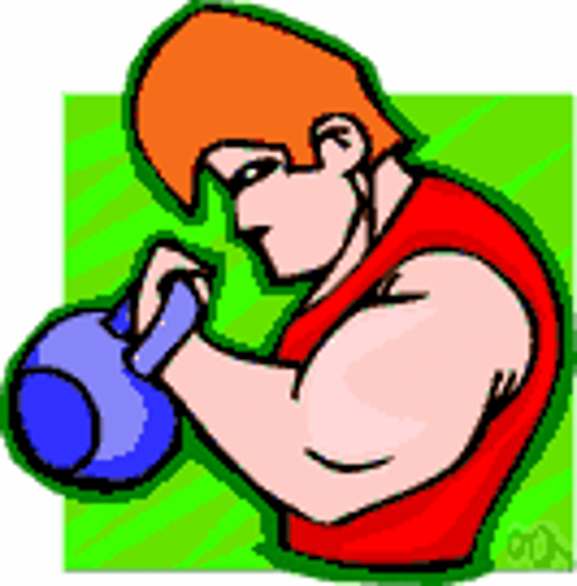 <p>hard physical effort</p>