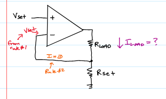 <p>Voltage to Current Converter Equation?</p>