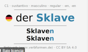 <p>Der Sklave / esclavo</p>