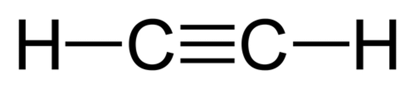<p>C2H2 (Triple Bond)</p>
