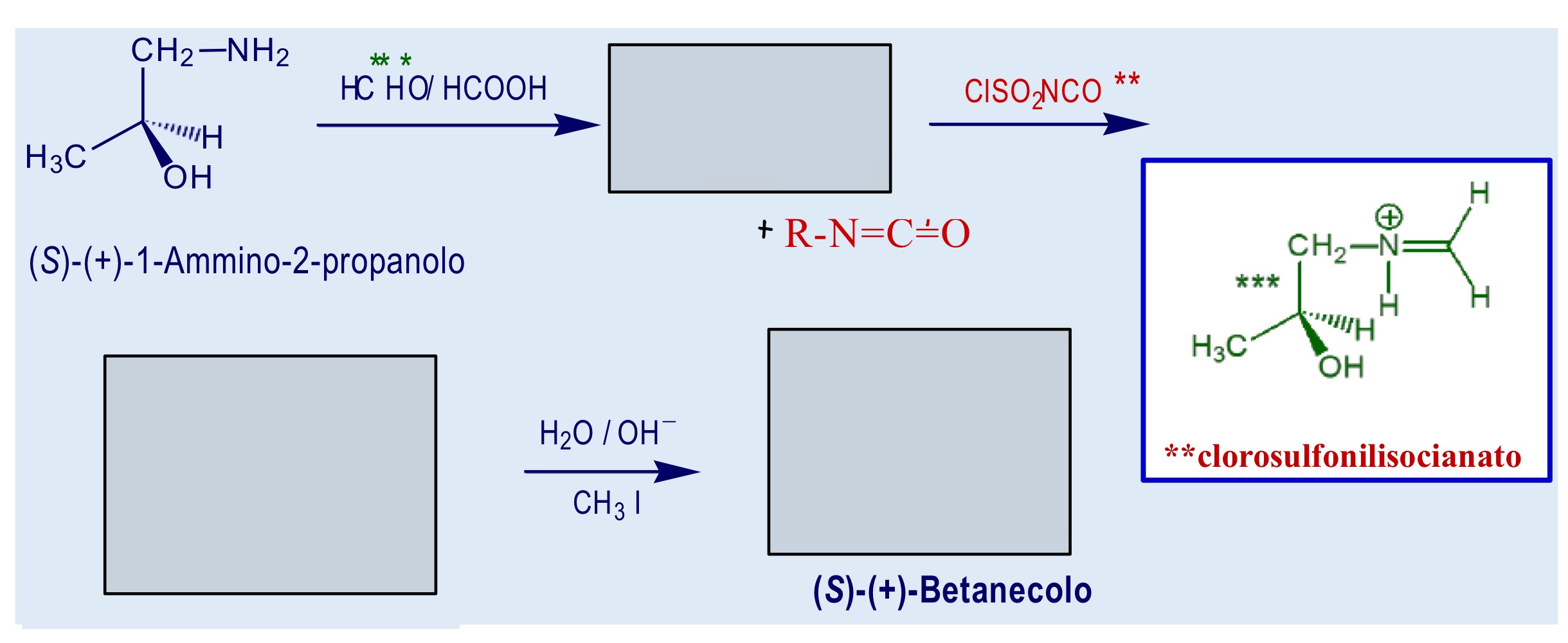 <p>Sintesi enantiomerica del betanecolo</p>