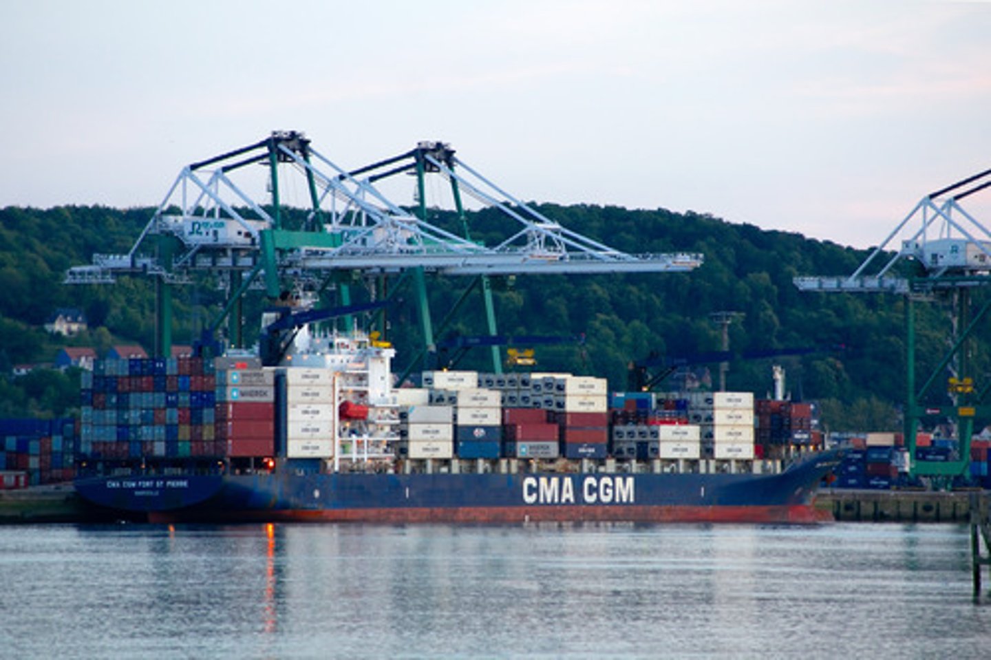 <p>the load carried by a plane or ship</p>