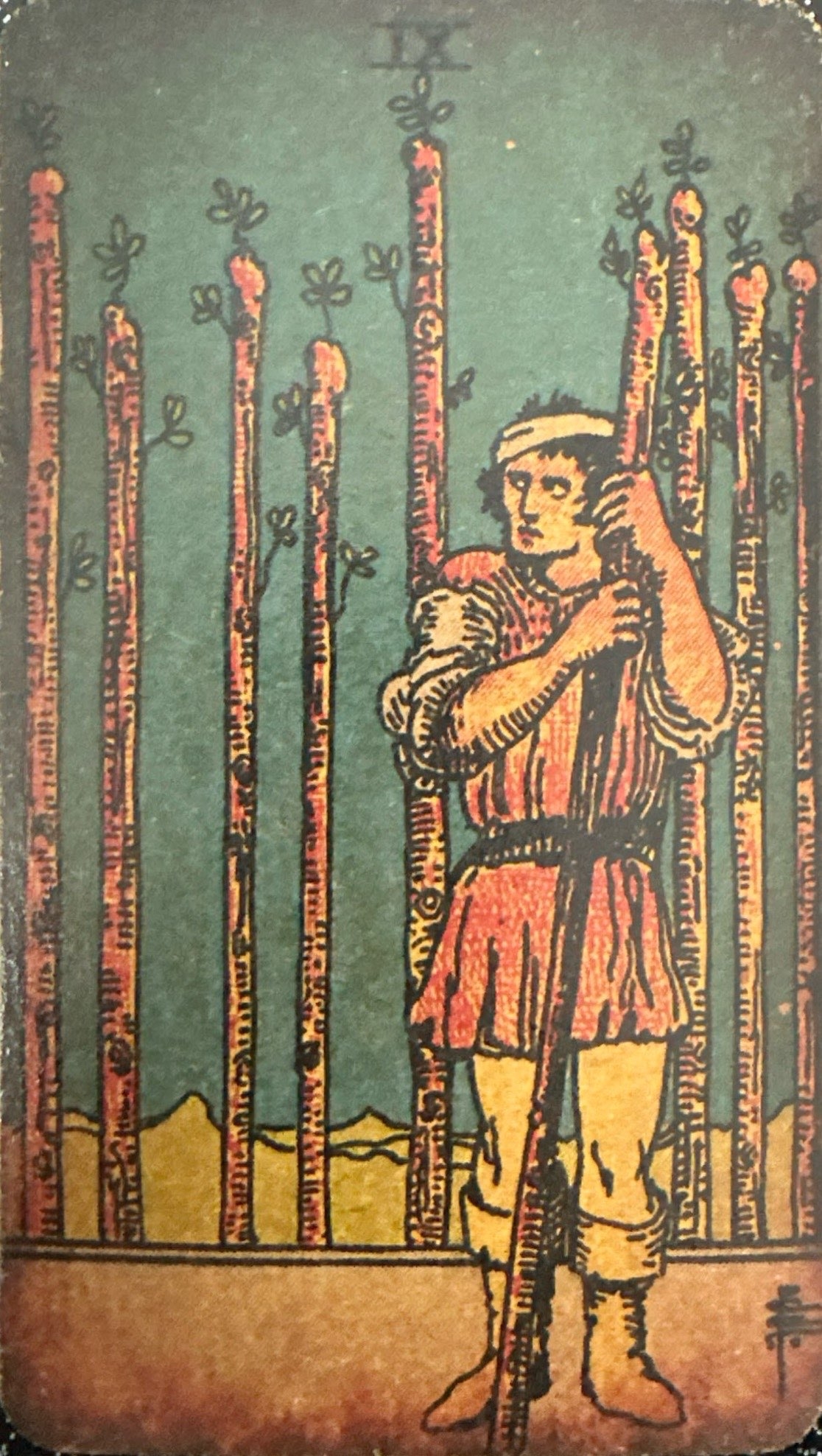 <p>IX - Nine of Wands</p>