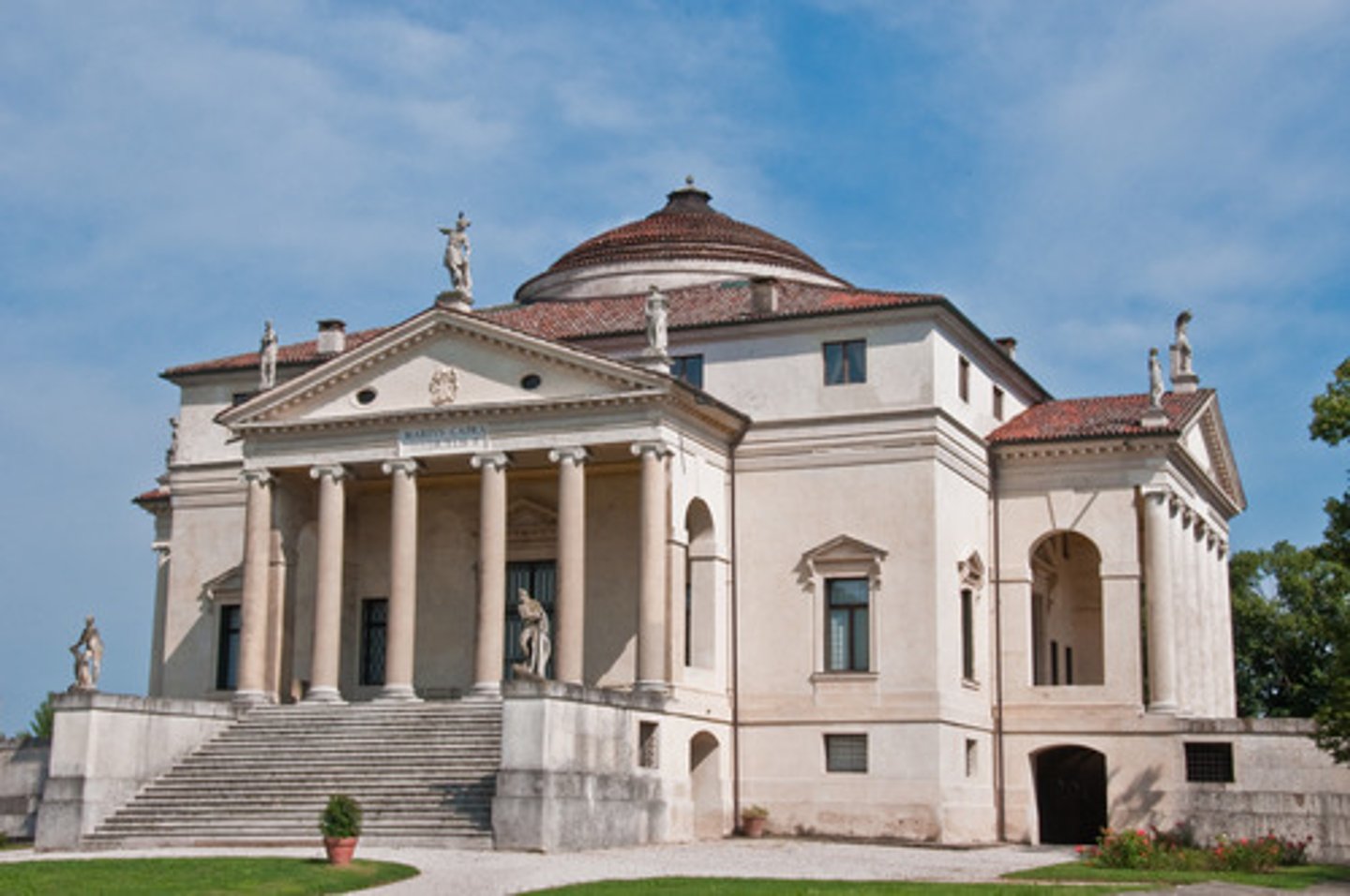 <p>A mannerist architecture. Villa Rotonda "Villa Capra" by</p>