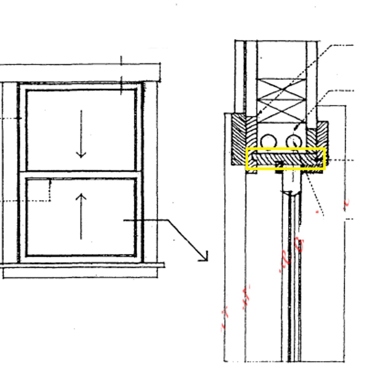 <p>The stile of a window frame from which a <strong>casement is hung</strong></p>