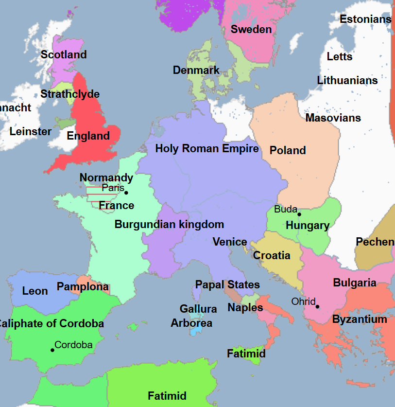 <ul><li><p>3rd King of Germany and 14th Emperor of the Holy Roman Empire </p><ul><li><p>As an infant, the empire was ruled by his mother Theophano and his grandmother Adelaide (of Burgundy, also kidnapped by Berengar, King of Italy) as regents, with the help of clerics</p></li><li><p>He was only three when his father and predecessor died</p></li><li><p>His succession was disputed by Henry “The Troublemaker,” Duke of Bavaria, who kidnapped him as an infant</p><ul><li><p>Theophano and Adelaide, ruling as regents, forced Henry “The Troublemaker”, Duke of Bavaria, to return the child</p></li></ul></li><li><p>Under his reign, there was a power struggle between the magnates</p></li><li><p>During this power struggle, the East Slavs took advantage of the turmoil and recovered their independence east of the Elbe River</p></li><li><p>Eventually, at 16 years of age, he was crowned emperor with the dreams of making Rome the capital of a universal empire, at that point in the form of the Holy Roman Empire of Germany and sought to restore the Carolingian Empire of Charlemagne</p></li><li><p>Interestingly, he was a child of both East and West</p><ul><li><p>His mother Theophano was the niece of Emperor John Tzimiskes of the Byzantine Empire, showing his Eastern side</p></li><li><p>His father was his predecessor, showing his Western side as a Saxon</p></li><li><p>He was thus half-Byzantine, half-Saxon</p></li></ul></li><li><p>He was schooled by bishops and described as “the wonder of the world”</p></li><li><p>His visions of grandeur, however, were considered unrealistic, even at the time as his empire, upon his assumption to the throne, lacked an educated ruling class, a bureaucracy, and a network of communication</p></li><li><p>Like his two direct predecessors of the same name, he faced a struggle to impose unity on strong provincial barons who were hostile to notions of a world empire which would diminish their local power</p></li><li><p>He was a strong and able leader who inherited from his predecessor grandfather the capacity to form wide political conceptions</p></li></ul></li><li><p>He helped rebuild / recreate the old “Roman Empire” in the form of the “Holy Roman Empire” by incorporating Germany as well as the Slavic countries under his kingship</p></li><li><p>He was responsible for the succession of a number of Popes in the attempt that one would crown him Holy Roman Emperor</p><ul><li><p>Pope John XV died before he could crown the namesake</p></li><li><p>He installed his cousin Bruno as Pope Gregory V, but after his installment, a band of disgruntled Roman patricians drove him out of the office and replaced him with antipope John XVI</p><ul><li><p>So the namesake marched on Rome and deposed and mutilated antipope John XVI, reinstalling Pope Gregory V, until he died suspiciously shortly afterwards</p></li></ul></li><li><p>He then installed his former tutor Gerbert, already the Archbishop of Ravenna, as Pope Sylvester II (a name that was chosen to evoke the grandeur of Ancient Rome as Pope Sylvester I baptized Constantine the Great)</p></li></ul></li><li><p>His political restoration of the (Holy) Roman Empire led to a revival of arts and literature</p><ul><li><p>Under his reign, classical texts were translated into (High) German</p></li><li><p>The deeds of his namesake dynasty up his reign were chronicled in the “Res Gestae Saxionae,” produced during his reign</p></li><li><p>Under his reign, huge basilicas were built and decorated by artists from the great monasteries</p></li></ul></li><li><p>He established friendly relations with Poland when he went to the Polish city of Gniezno and visited the grave of St. Wojciech</p></li><li><p>He settled in Rome, restored its palaces, and struck seals proclaiming “Renovatio Imperii Romani”</p><ul><li><p>However, the people of Rome revolted against his interference with papal matters</p></li><li><p>He was besieged in his palace and forced to leave for Paterno</p></li><li><p>Thus, while preparing to retake his capital of Rome at 22 years old, he died of malaria in the town of Paterno in Italy</p></li><li><p>He was buried beside Charlemagne, his hero, whose body he had disinterred so that he could pray before it, a truly romantic feat</p></li></ul></li></ul><p></p>