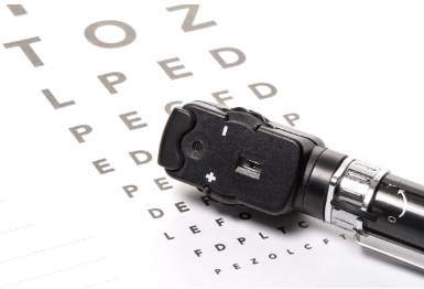 <p>lighted instrument used to examine the inside of the eye</p>