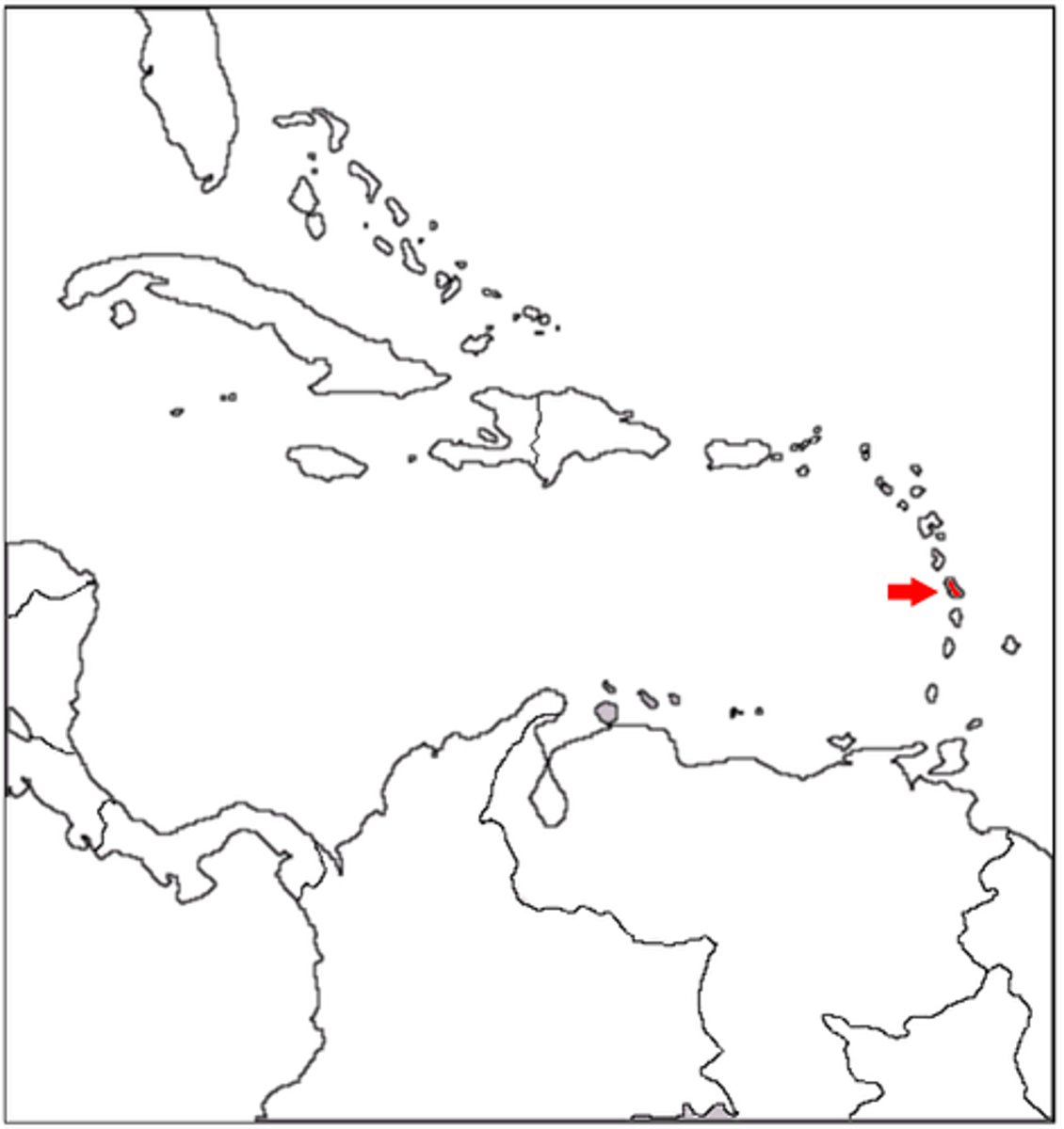 <p>24 Caribbean Map</p>