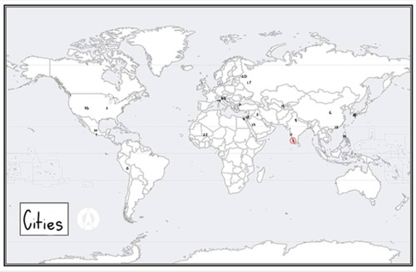 <p>What is #5? (cities)</p>