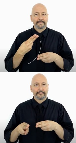 <p>Brush horizontal U on horizontal U</p>