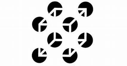 <p>gestalt perceptional principle that people tend to piece together disconnected bits of information to perceive whole forms</p>