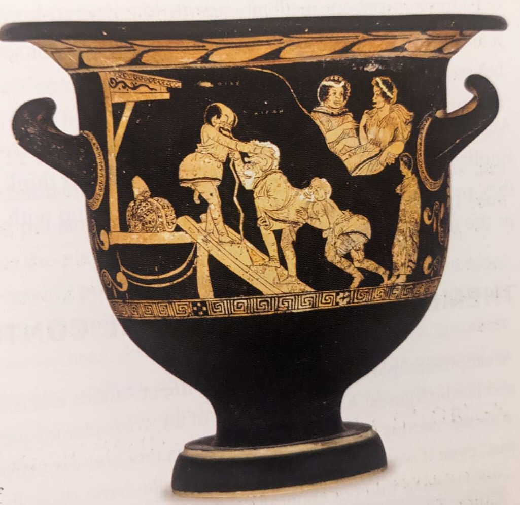 <p>When was the cheiron vase made?</p>