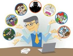 <p><span>The reshuffled roles in the theater production showcased each actor's … </span><em>(flexibility - ability to adapt to different characters)</em></p>