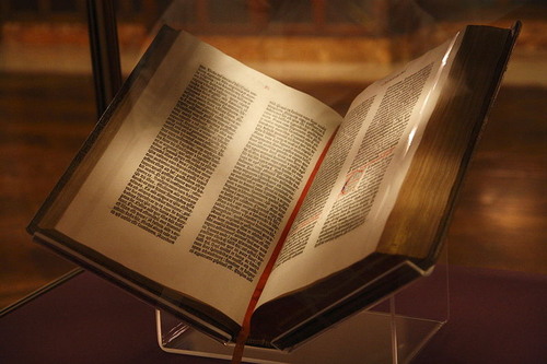 The holy book of Christians. Contains the Old Testament (much of the basis of the Jewish religion) and the New Testament (which contains writings on the life and teachings of Jesus)