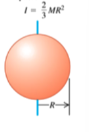 <p>What is the moment of inertia (thin walled sphere)?</p>