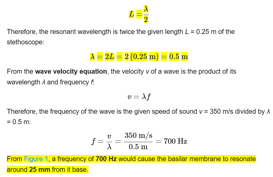 <p><span>λn=2L/n, n is resonance number, L is length of tube </span></p><p></p>