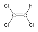 <p>A widely used solvent that is released into the atmosphere during degreasing operations. It is rapidly absorbed into systemic circulation via oral and inhalation routes. It's toxicity is associated with its metabolites rather than the parent compound itself.</p>