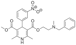 <p>True statements about the following drug include:</p><p>a. it has a 1,4-dihydropyridine parent nucleus </p><p>b. it is formulated as a HCL salt for IV Injection </p><p>c. it can be given PO <br>d. it has a basic nitrogen on the ester alkyl position 3 </p><p>e. it acts on both cardiac and vascular tissues&nbsp;</p><p></p><p>a,b,e</p><p>a,b,d</p><p>a,b,c,d</p><p>a,c,d</p>