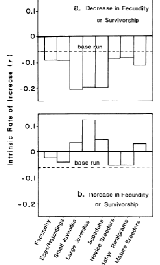 <p>Looking at the bottom graph, the best thing is to save large juveniles </p>