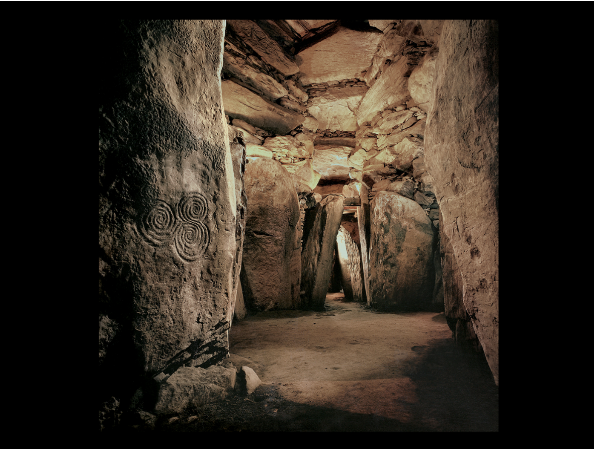 <p><span>Which of the following statements about the Newgrange Tomb is&nbsp;</span><strong>false</strong><span>?</span></p><ul><li><p><span>Its spiral designs on the wall create optical illusions of movement.</span></p></li><li><p><span>It uses a corbeled dome over the burial chamber.</span></p></li><li><p><span>Its spatial organization emphasizes the entrance over all other parts of the tomb.</span></p></li><li><p><span>It is an example of a passage grave.</span></p></li></ul><p></p>