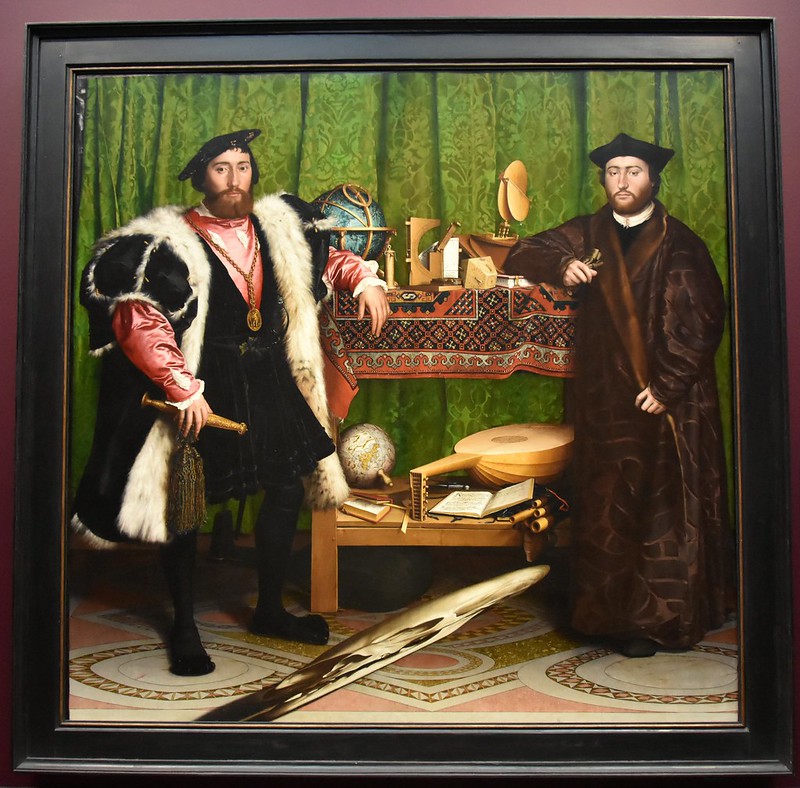 <p>the Ambassadors, Northern Renaissance</p>