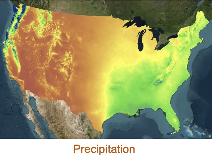 <p>For the geographic pattern shown below, which data model is more appropriate: Vector or Raster?</p>