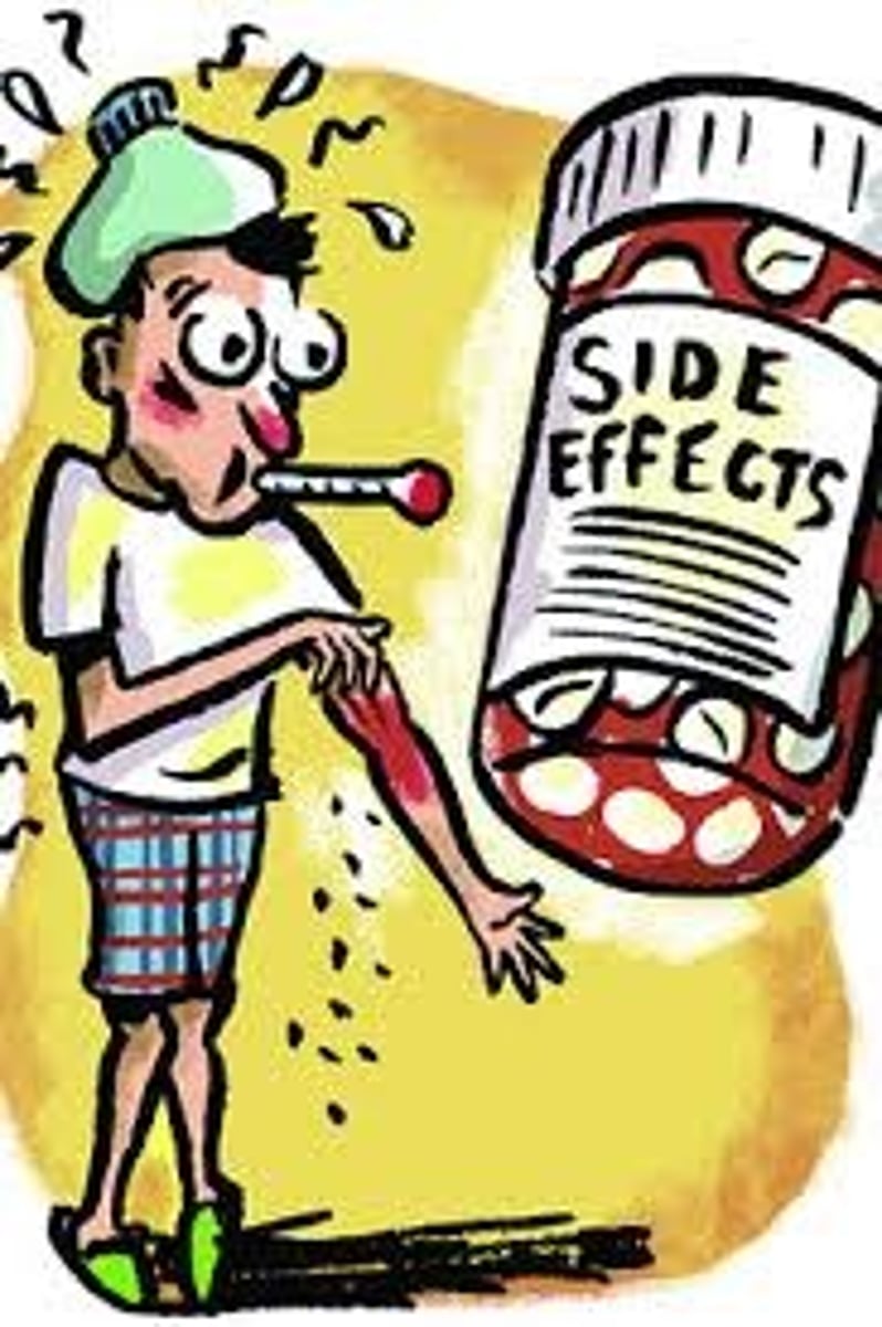 <p>unwanted results:</p><p>So far the drug is thought not to have any a_______ effects.</p><p>Some people have a______ reaction to additives and preservatives used in many foods.</p>