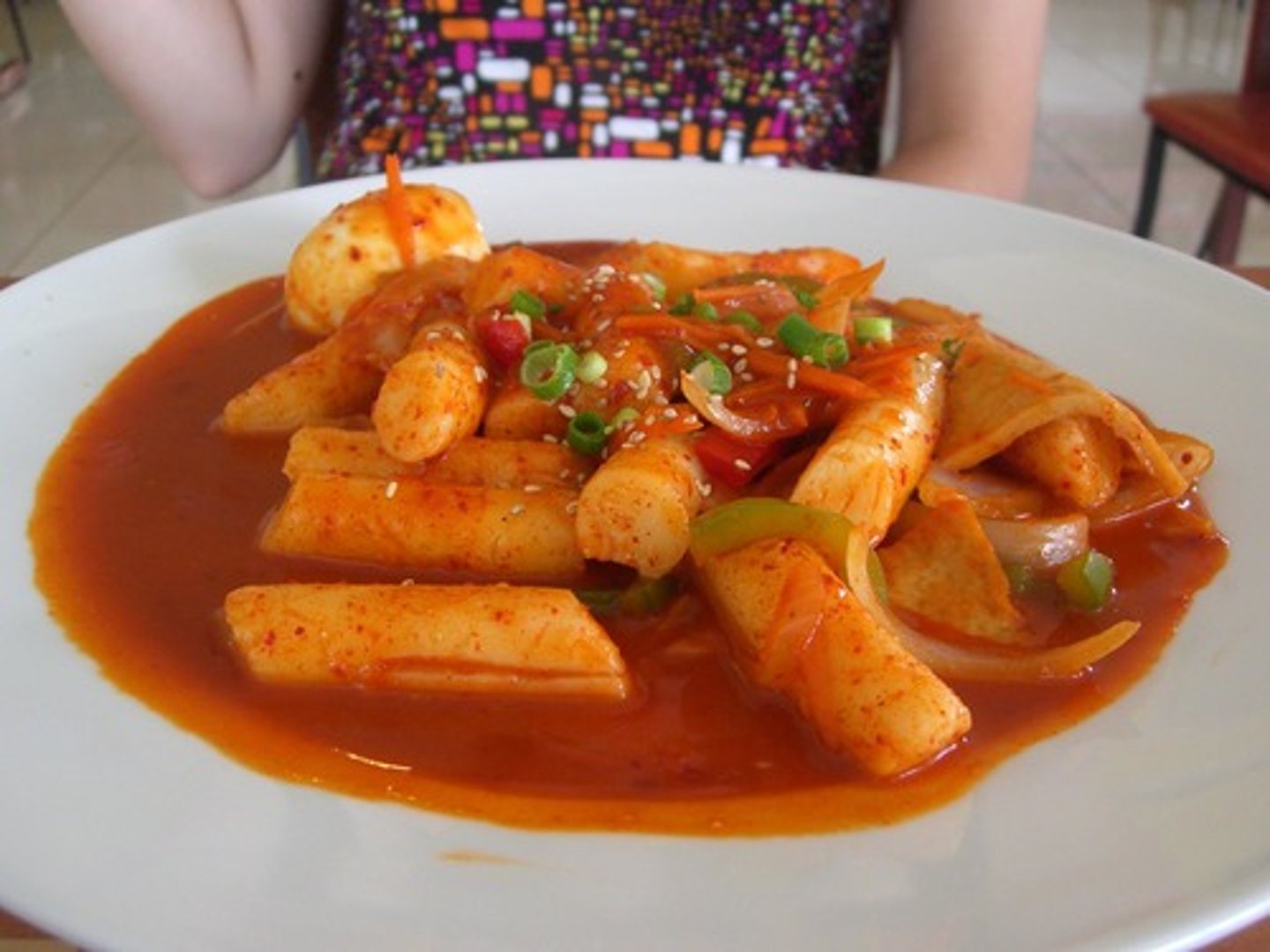 <p>spicy rice cake</p>