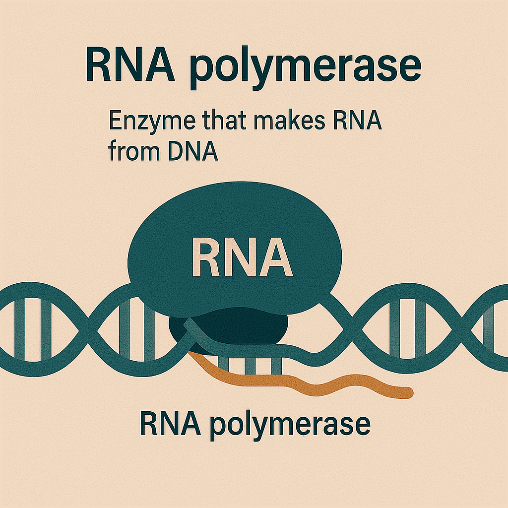 <p>RNA polymerase</p>