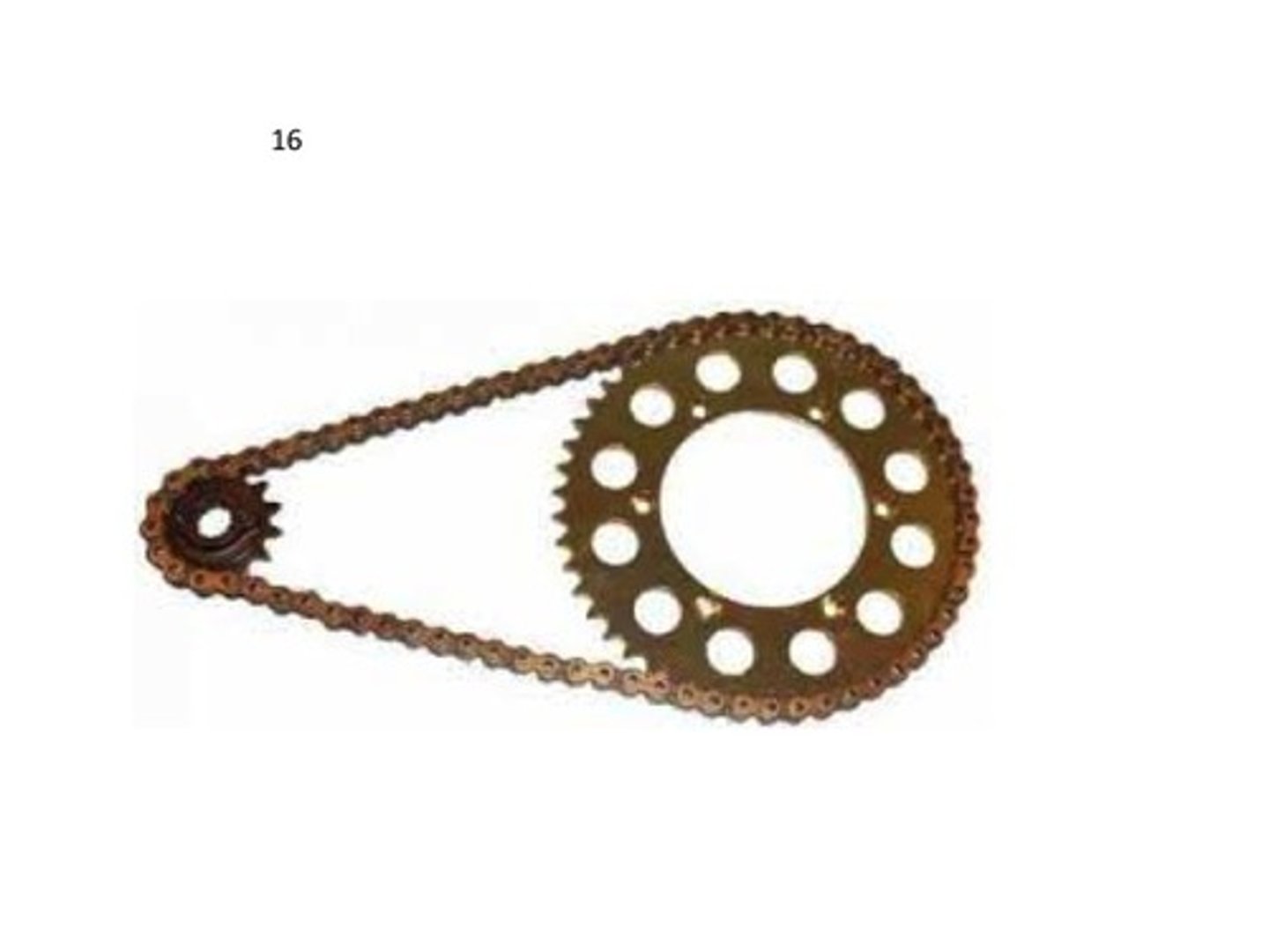 <p>[ignore chain in VR calculations]</p><p>Chain cannot slip on the sprocket, and only need 2 sprockets to transmit motion over a distance</p>